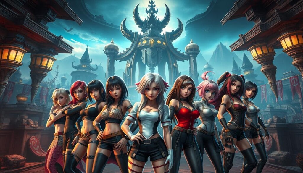 attractive video game characters